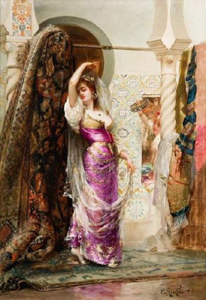 La danse du voile by Edouard Frederic W. Richter
