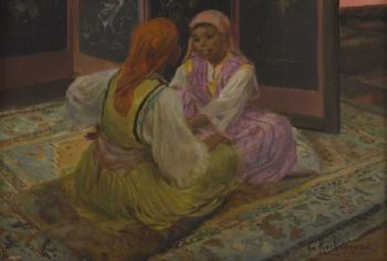 Deux femmes orientales by Georges Antoine Rochegrosse