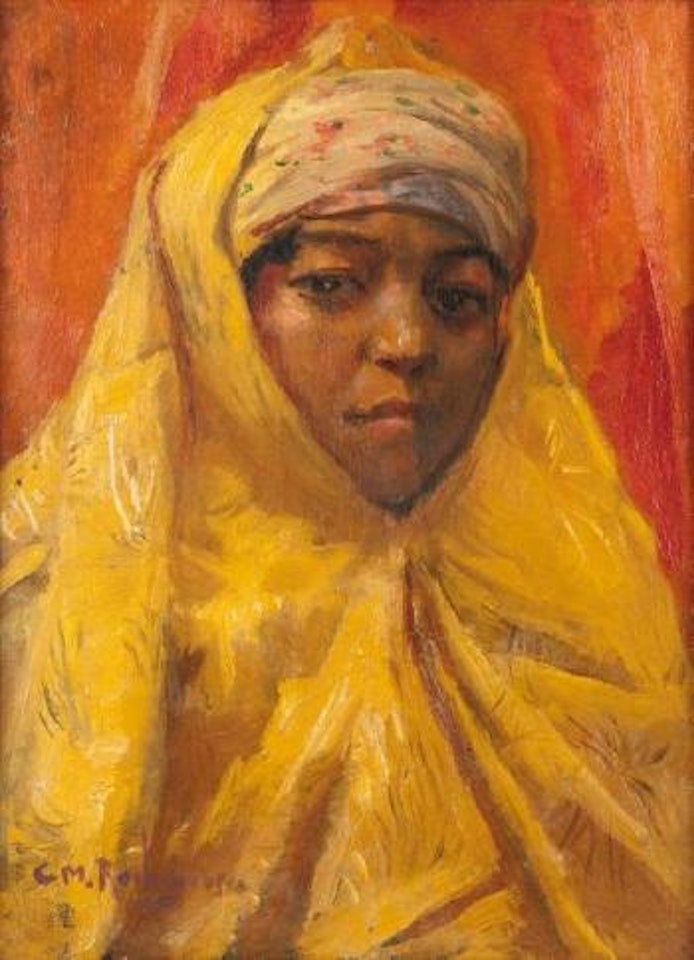 Portrait de jeune femme by Georges Antoine Rochegrosse