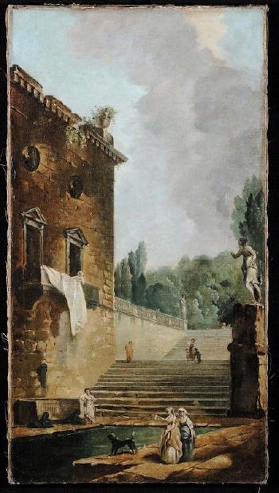 Giardino di villa romana by Hubert Robert