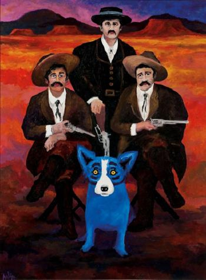 Billy blue kid by George Rodrigue