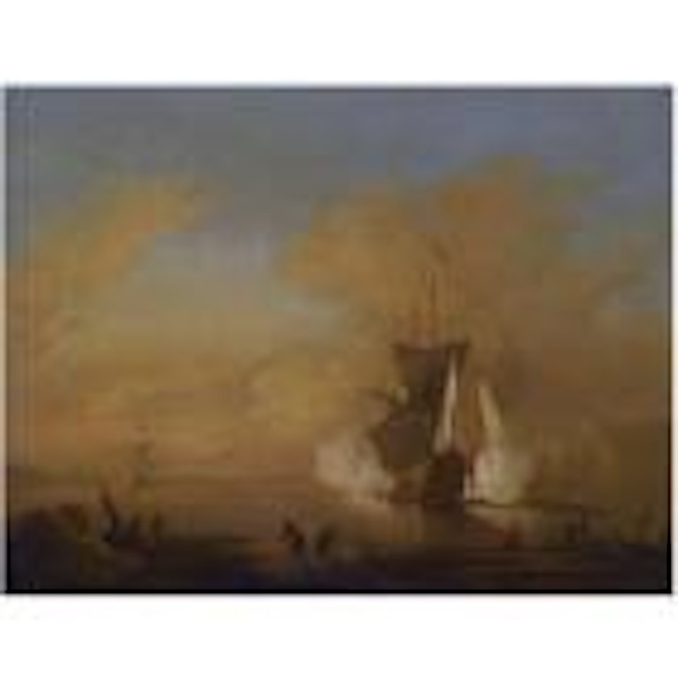 Firing a salute by Francis Swaine