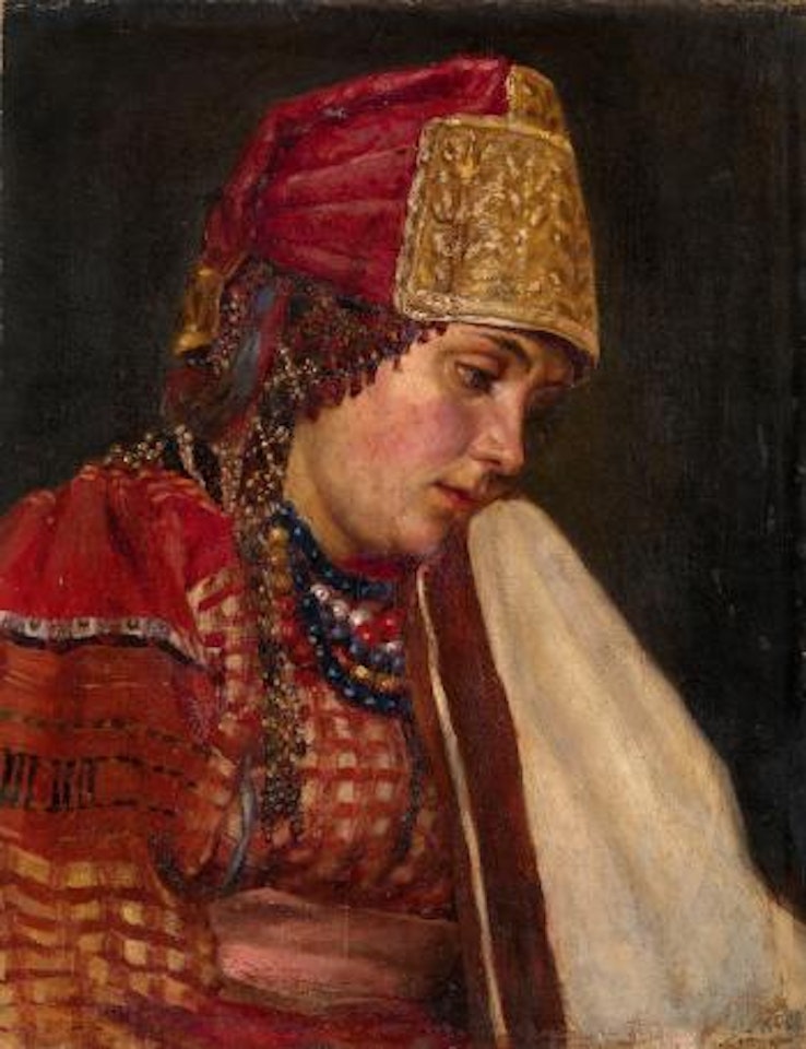 Portrait of a Boyarynya by Vasilii Ivanovich Surikov