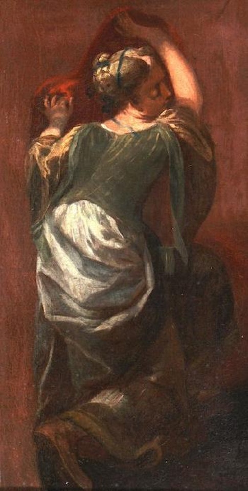 A Study for a Kneeling Figure by Francesco Solimena