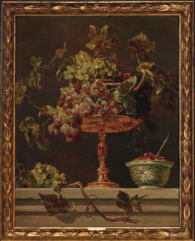 Stillleben mit Trauben und Erdbeeren by Frans Snyders
