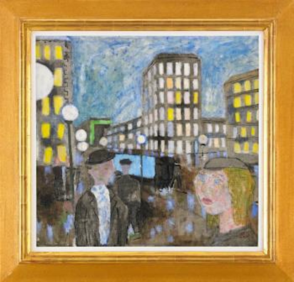 På promenad i staden by Ragnar Sandberg