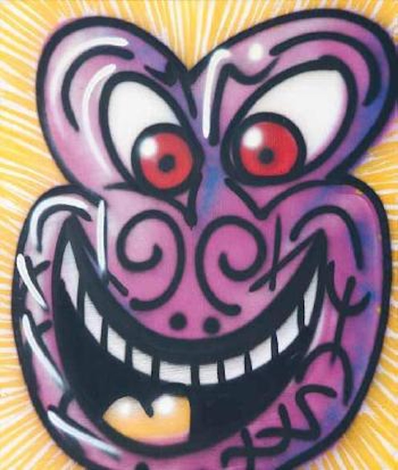 Pow face by Kenny Scharf