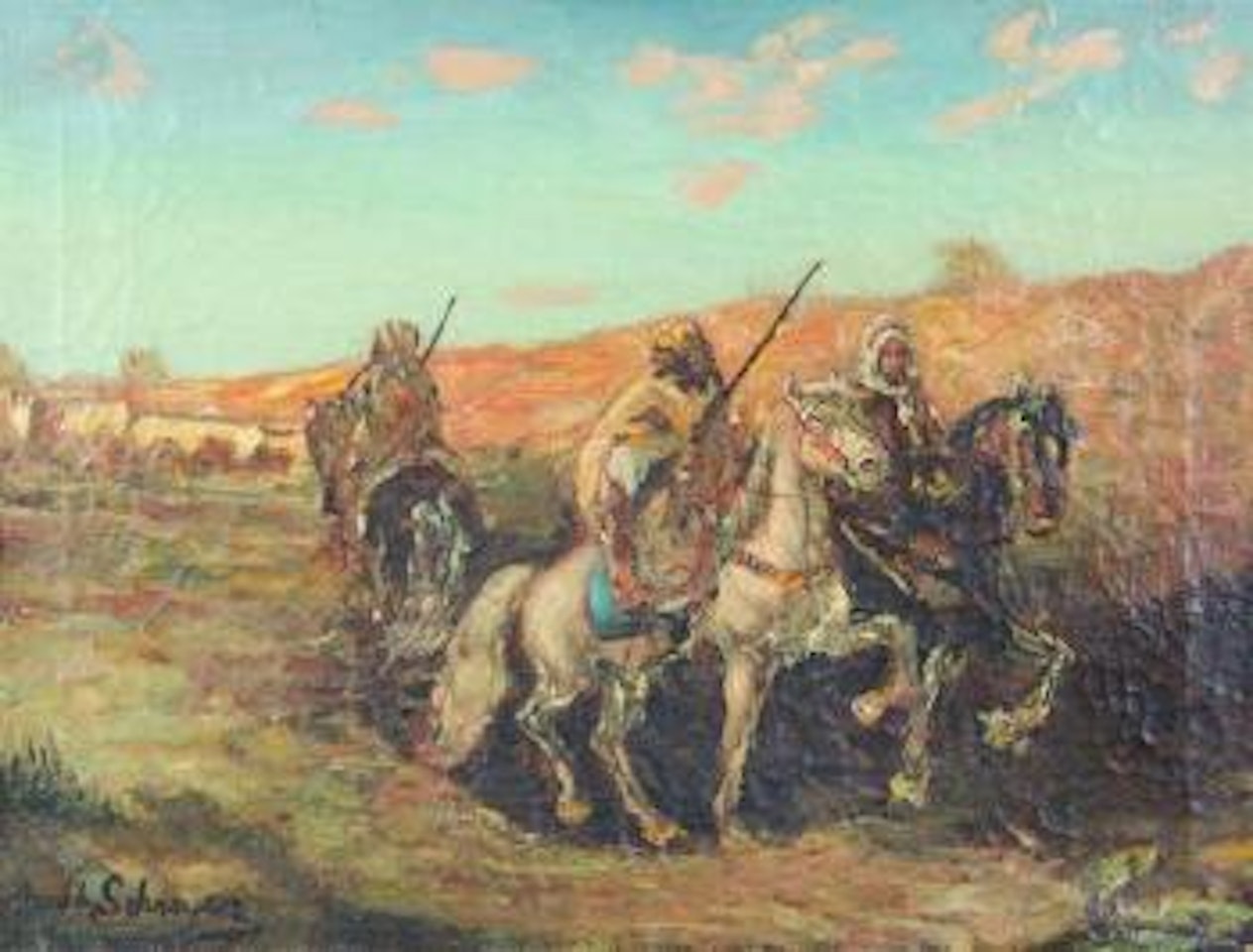Arabian Horseman by Adolf Schreyer