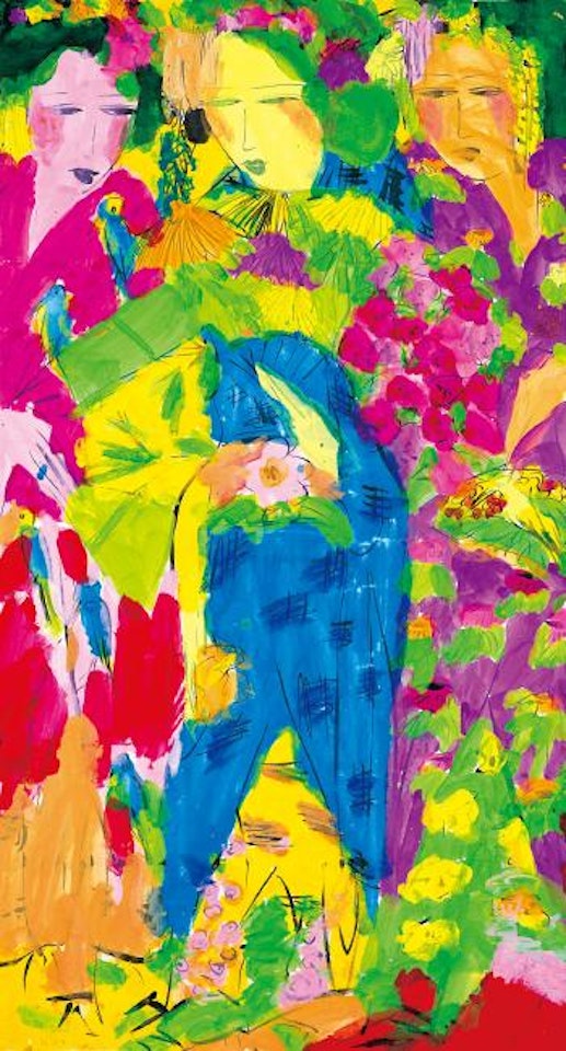Three women by Walasse Ting