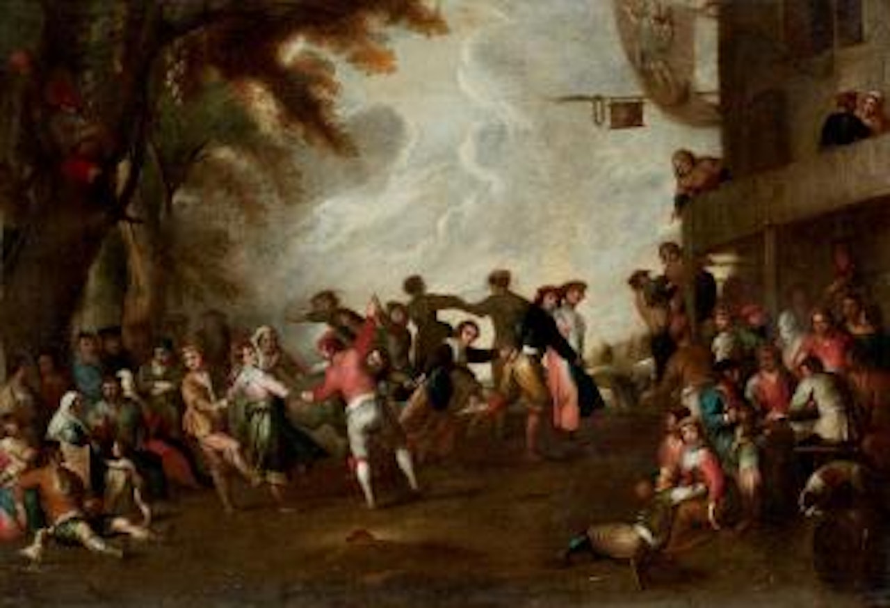 Danse de paysans by Cornelis de Wael