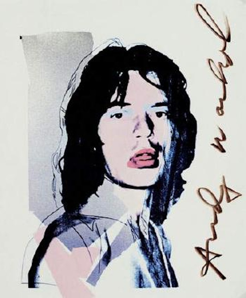 Mick Jagger by Andy Warhol