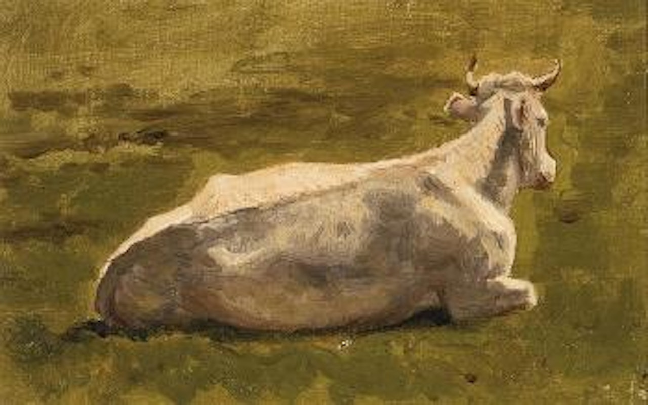 White Cow by Edwin Lord Weeks