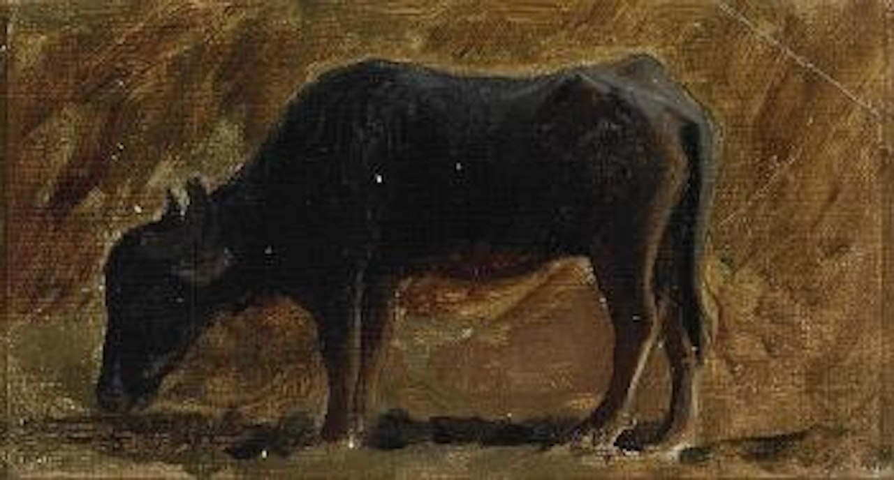 Young Water Buffalo' by Edwin Lord Weeks