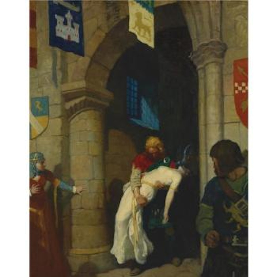 The Wounded Helen by Newell Convers Wyeth