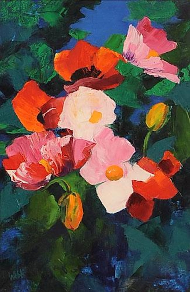 Flowers in bloom by Kenneth Webb
