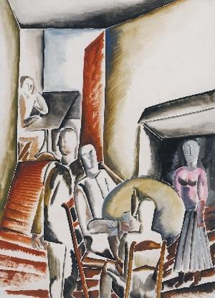 La conversation by Ossip Zadkine