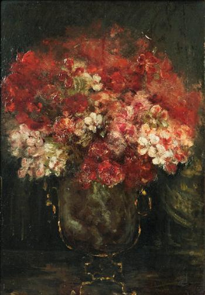 Blumen in einer Vase by Félix Ziem