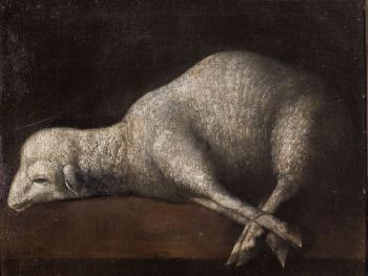 Agnus Dei (El Cordero Místico) by Francisco de Zurbaran