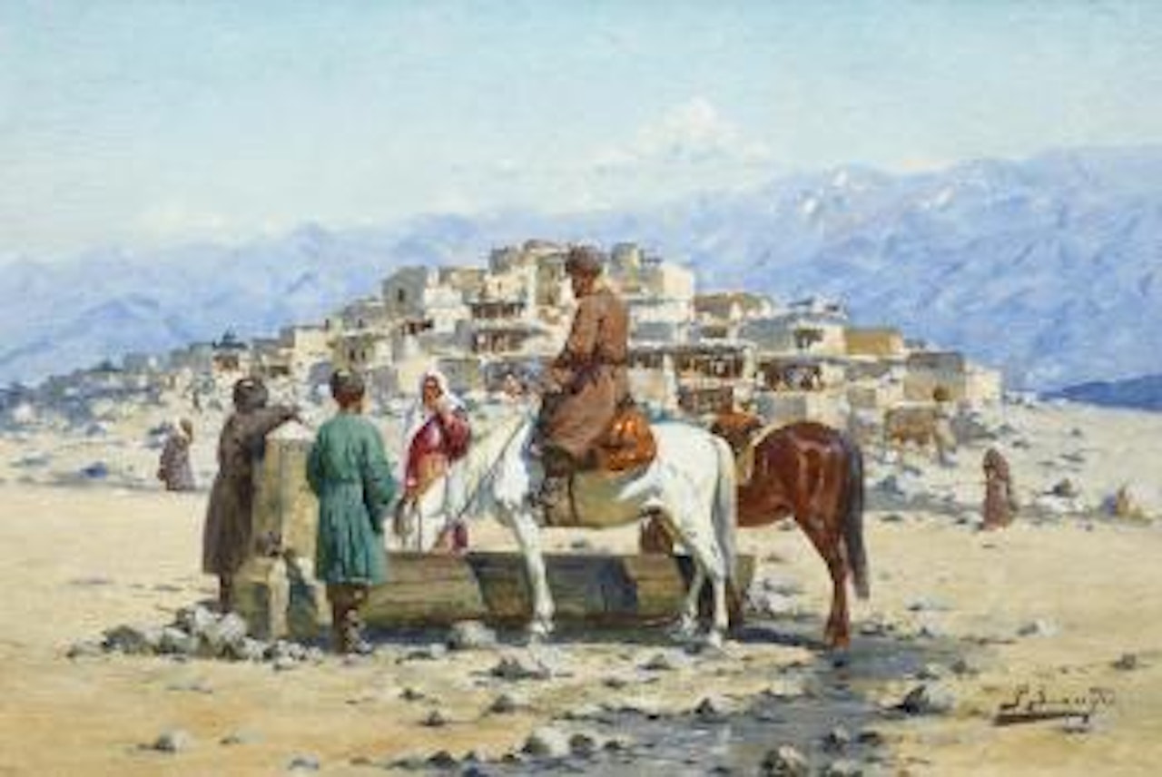 Watering by Richard Karlovich Zommer