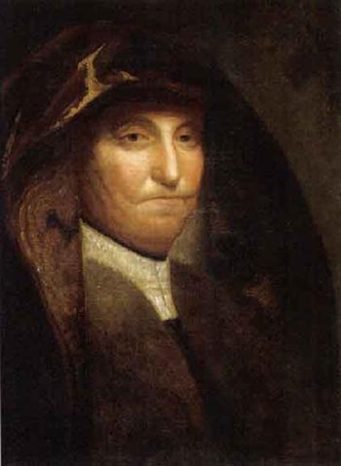 Old woman in a veil by Attributed to Rembrandt Harmensz van Rijn