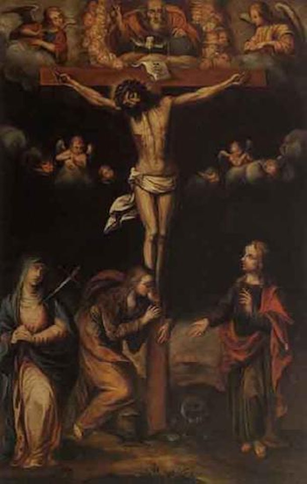 Crucifixion by Spanish School
