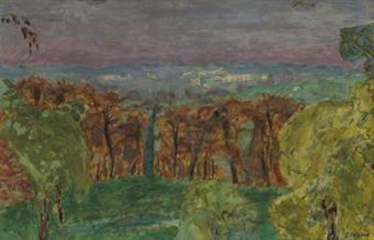 Bois en automne by Pierre Bonnard