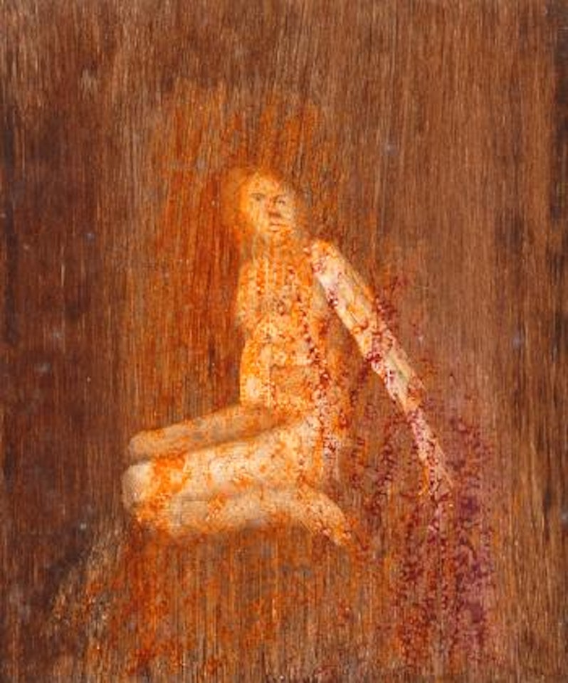 Kneeling woman by Sidney Nolan