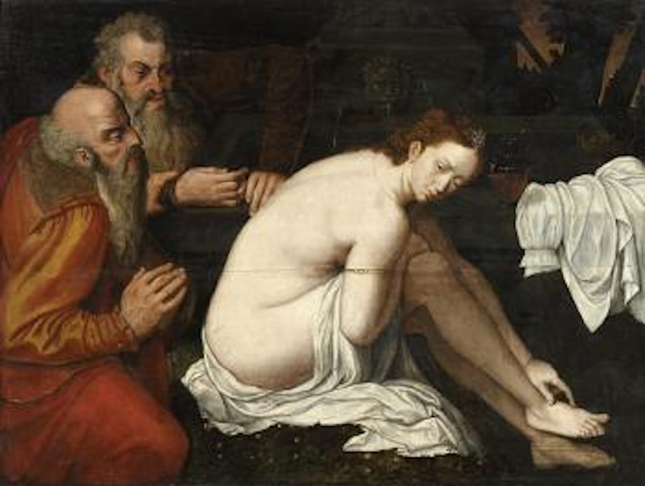 Susanna und die Alten by Jan Matsys
