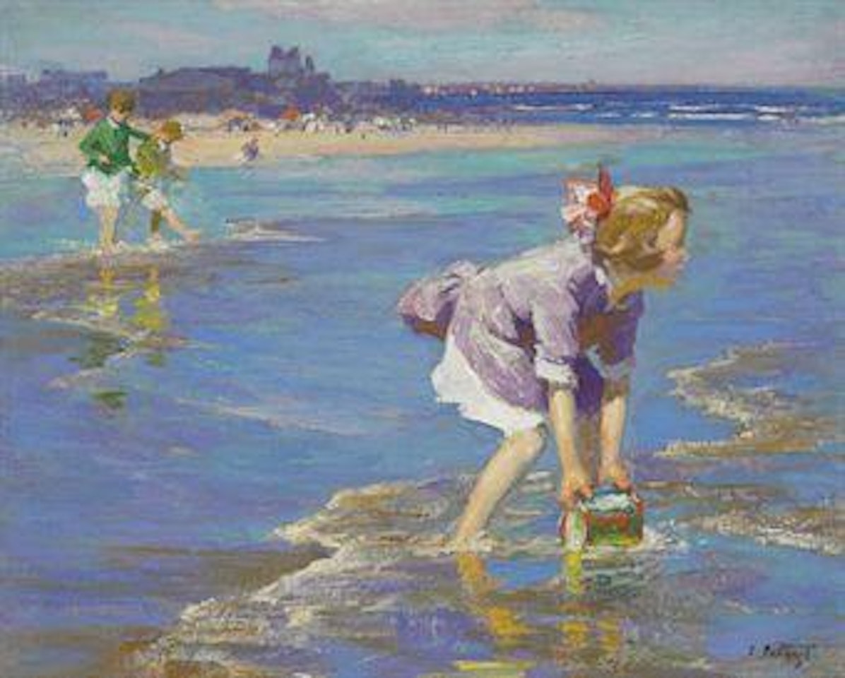 Wading by Edward Henry Potthast