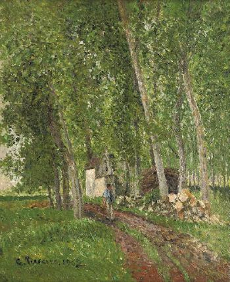 Sous-bois à Moret by Camille Pissarro
