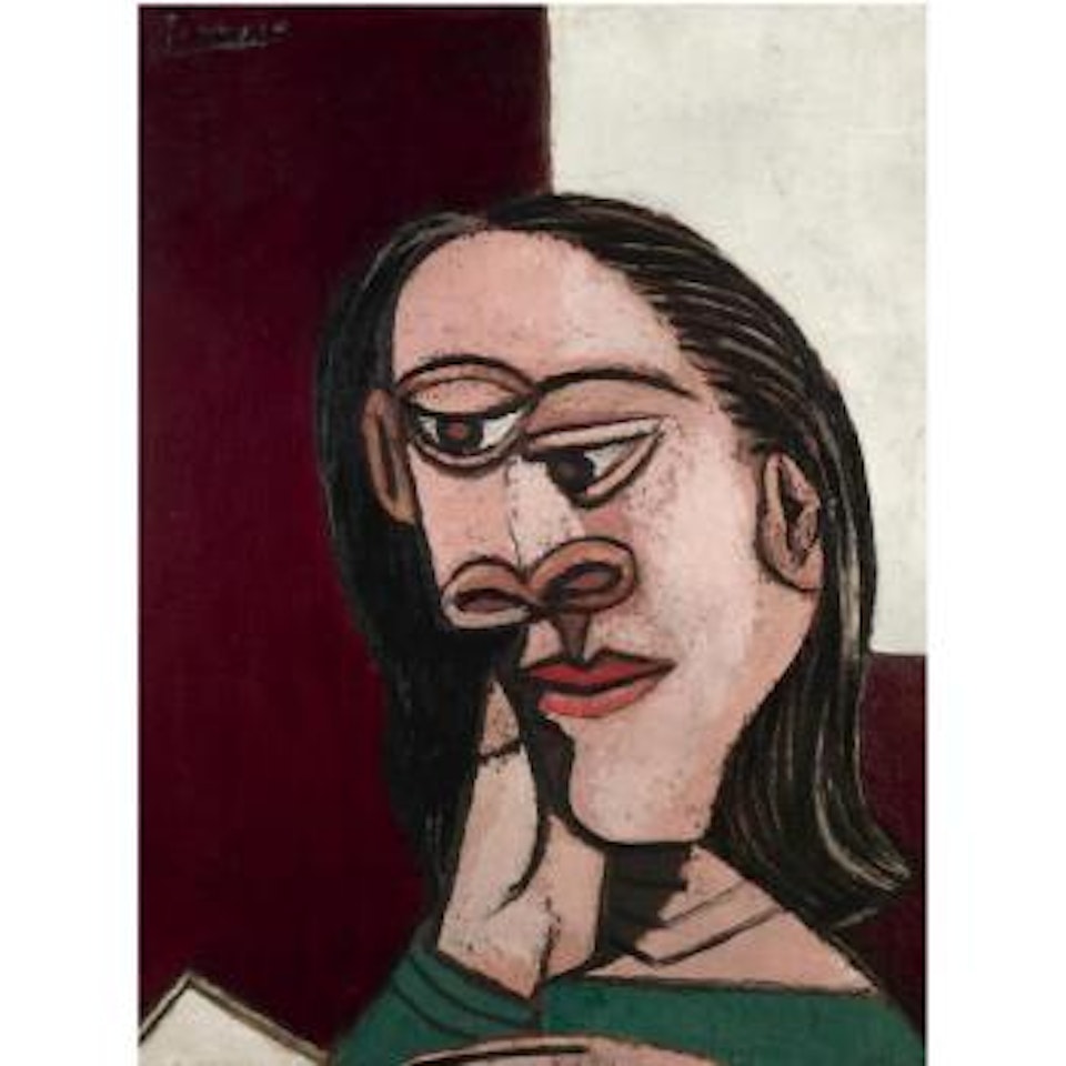 Tete de femme (La lectrice - Dora Maar) by Pablo Picasso