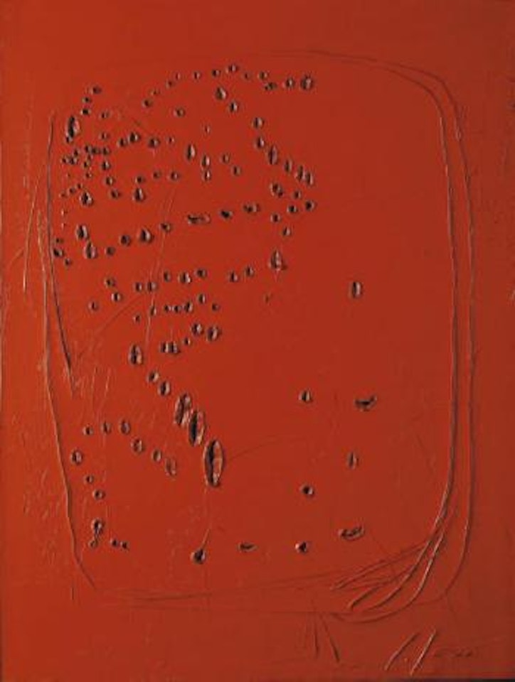 Concetto spaziale by Lucio Fontana
