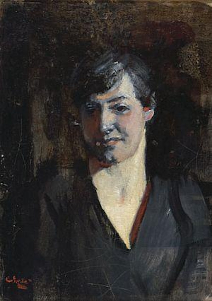 Studiehoved by Christian Krohg