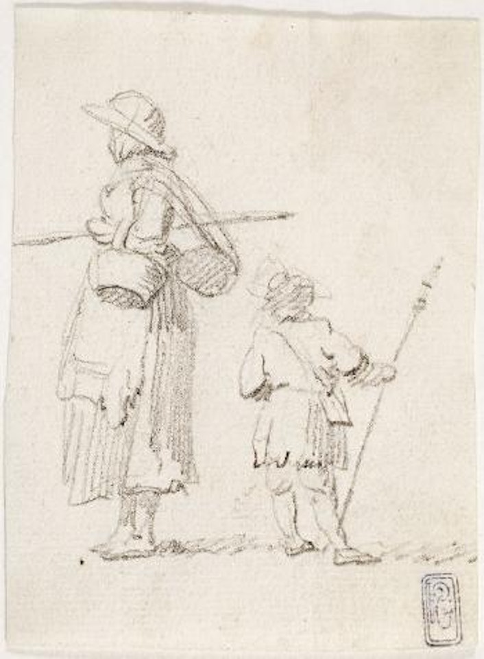 Zwei Angler by Claude Joseph Vernet