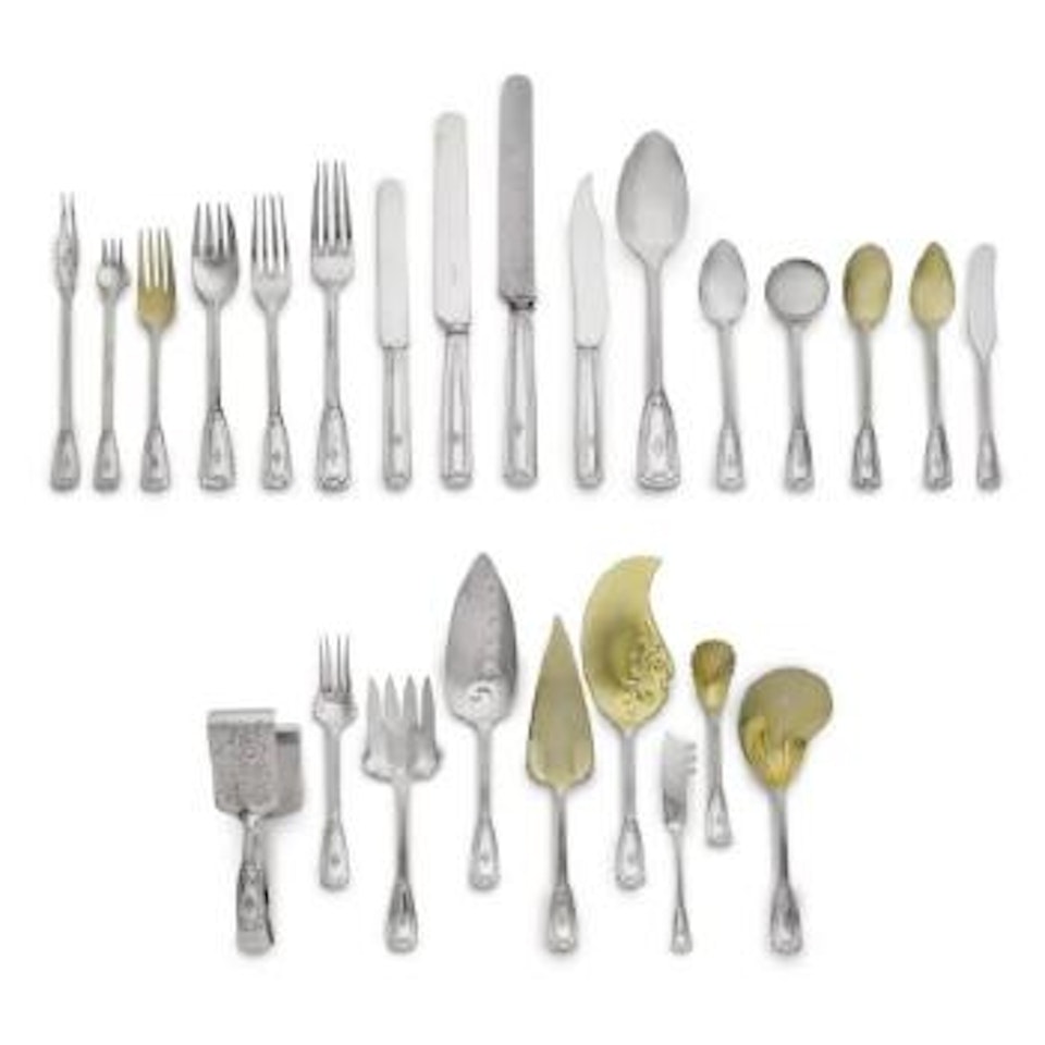 An Extensive American Silver Flatware Service, Tiffany & Co., New York by Tiffany & Co.
