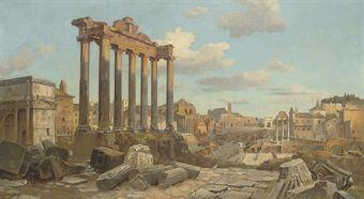 The Forum, Rome by Italian School