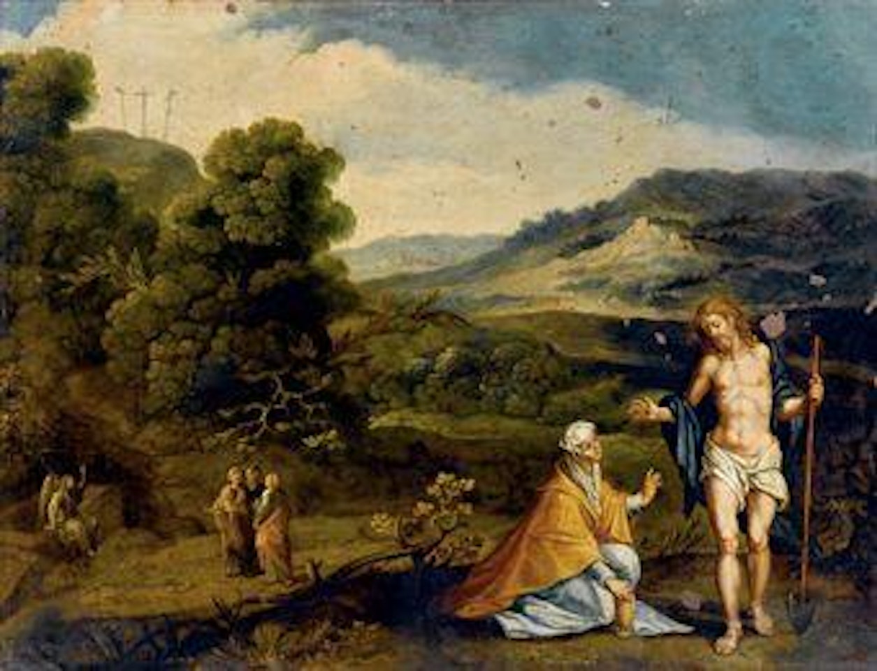Noli me tangere by Italian School