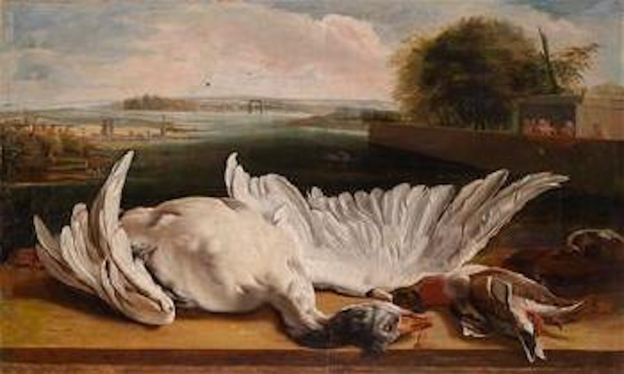 After the hunt by Jan Weenix