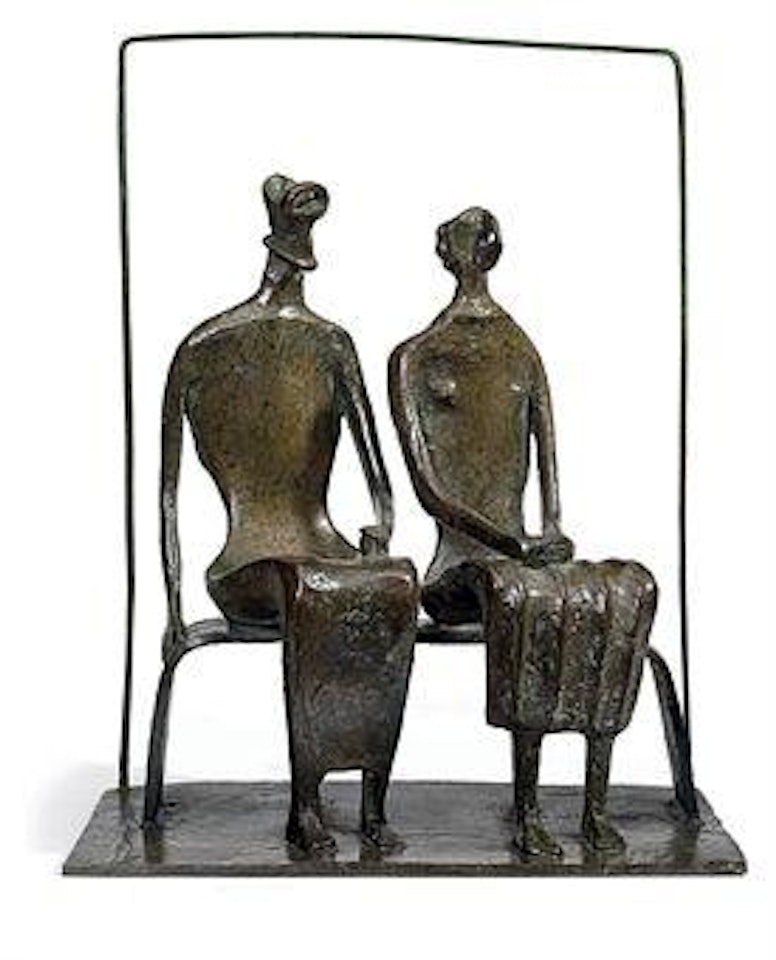 Maquette For King And Queen by Henry Moore