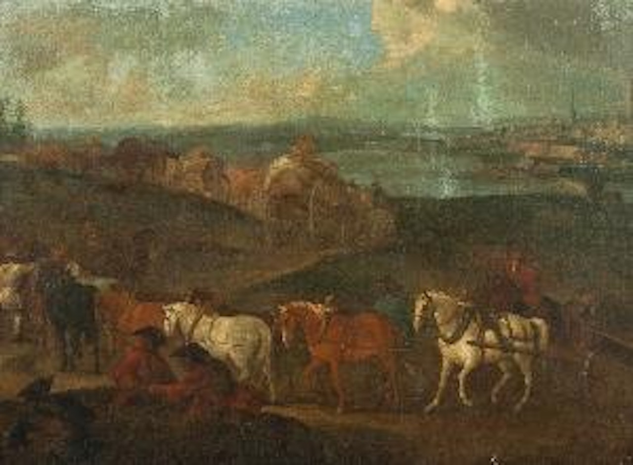 Road to battle by Jean Baptiste Marie Pierre