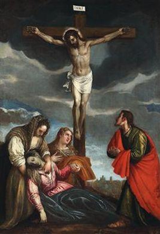 The lamentation of Christ by Venetian School