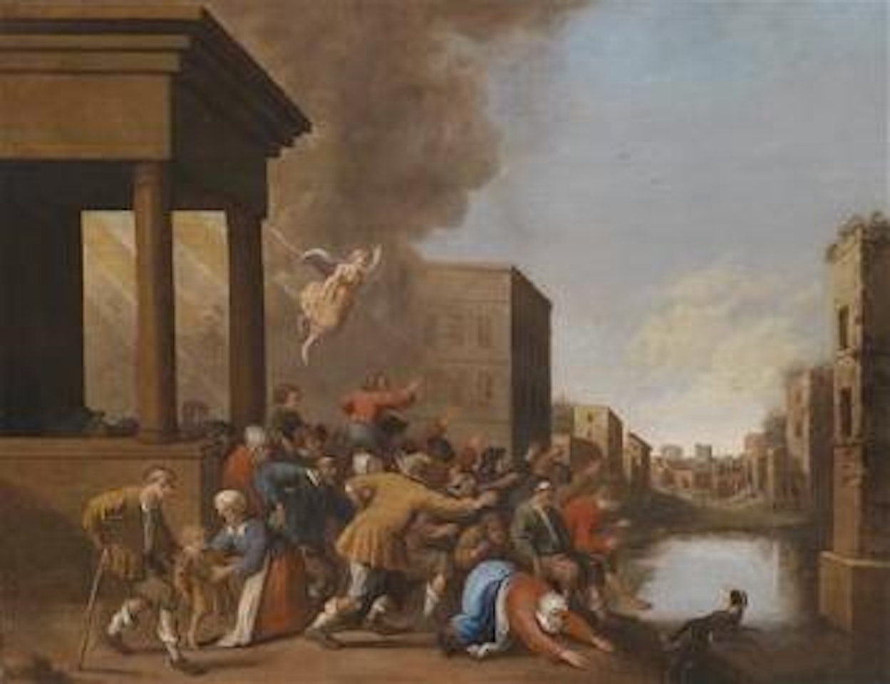 The pool at Bethesda by Joost Cornelisz Droochsloot