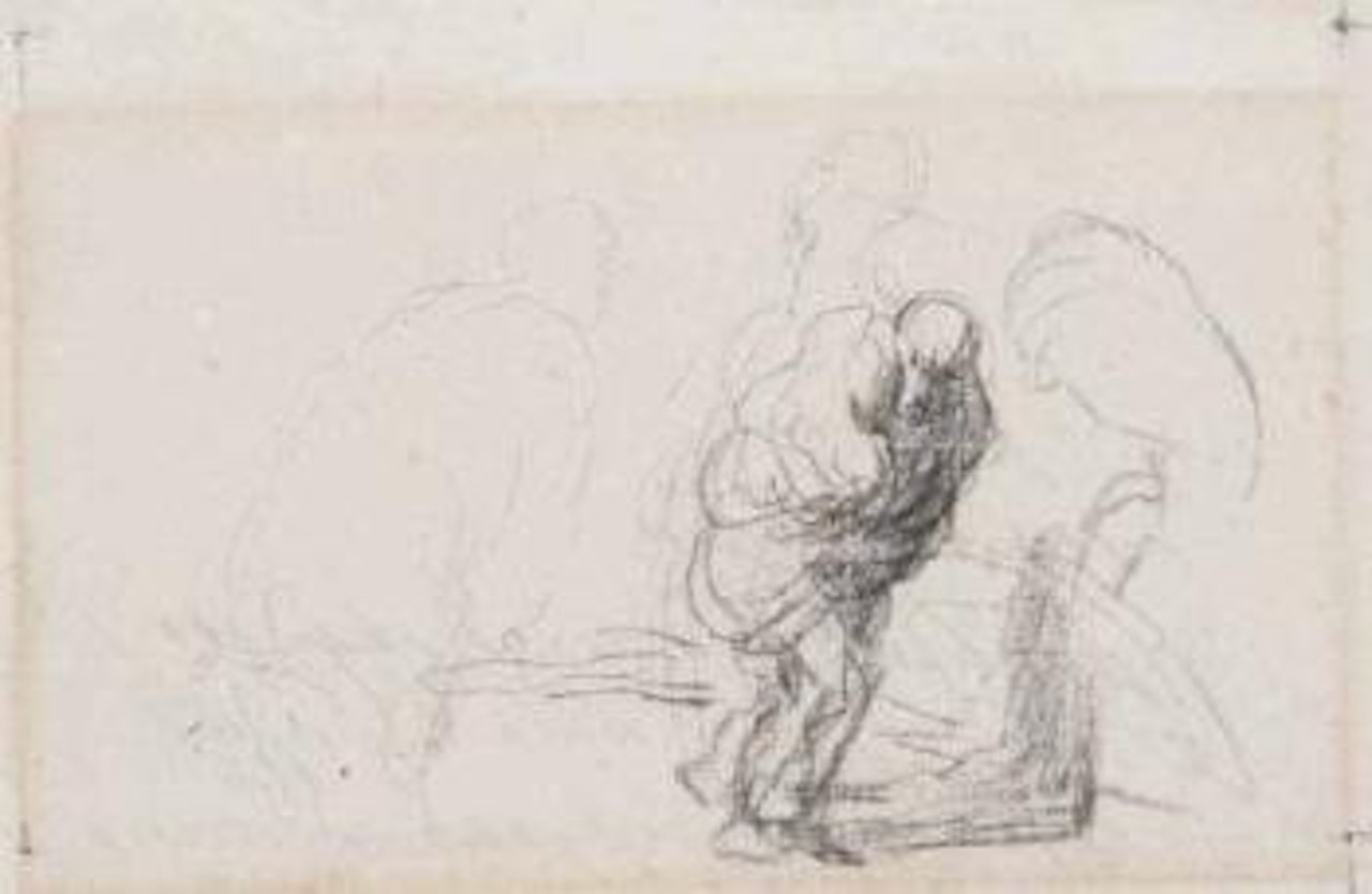 Etude de personnages by Honoré Daumier