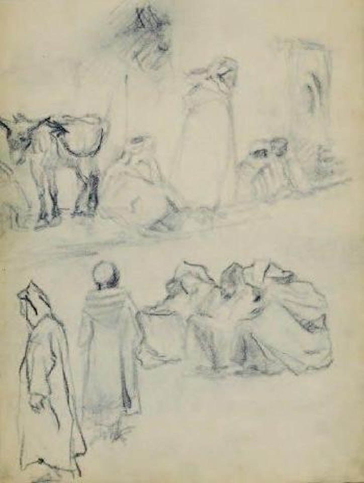 Etude de Marocains by Lucien Lévy-Dhurmer