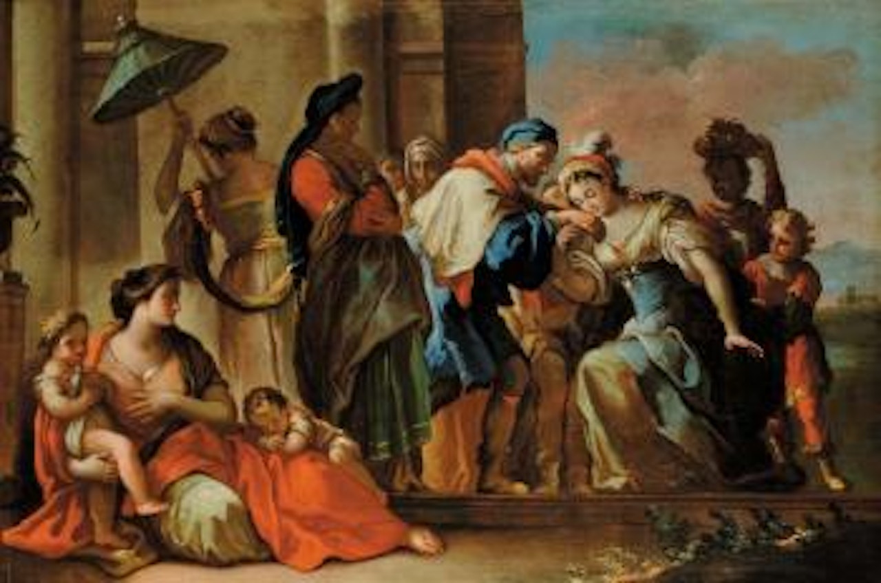 Scena biblica by Francesco de Mura