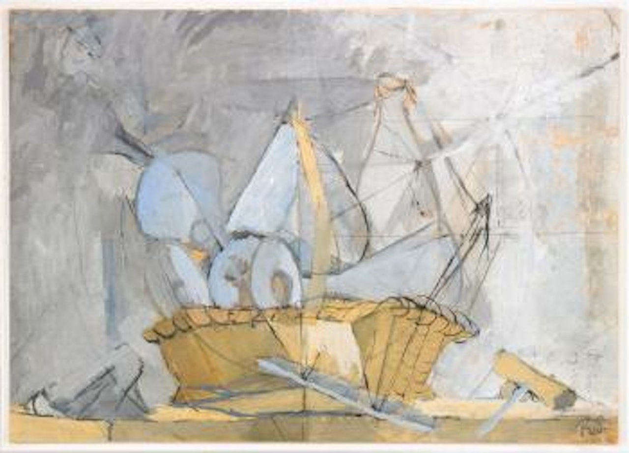 Stilleben med spetsglas by Ragnar Sandberg