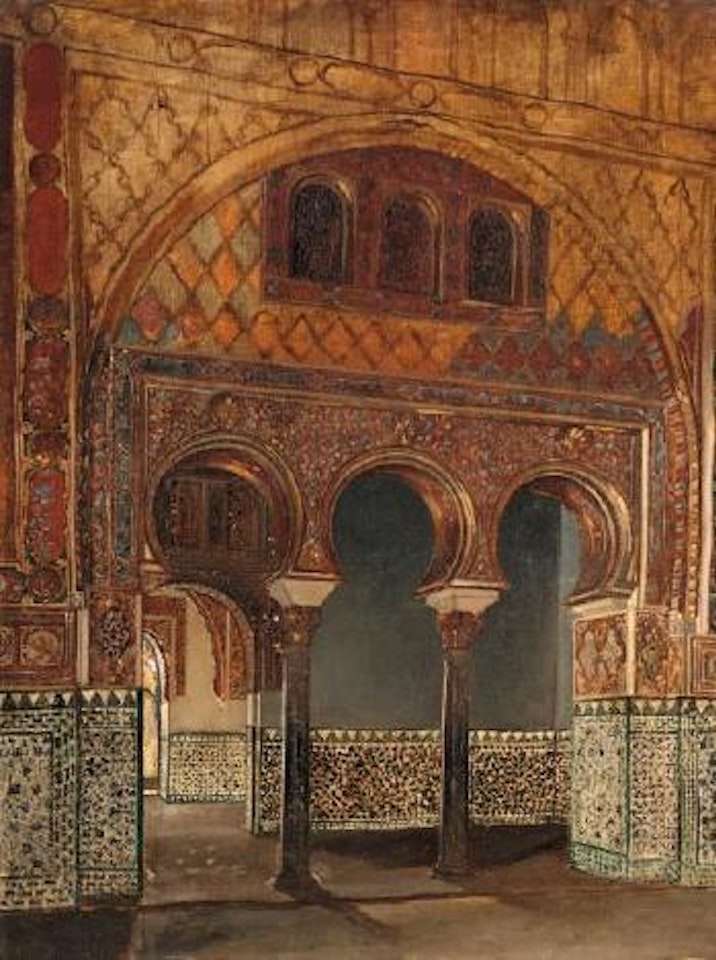 Intérieur mauresque by Edouard Frederic W. Richter