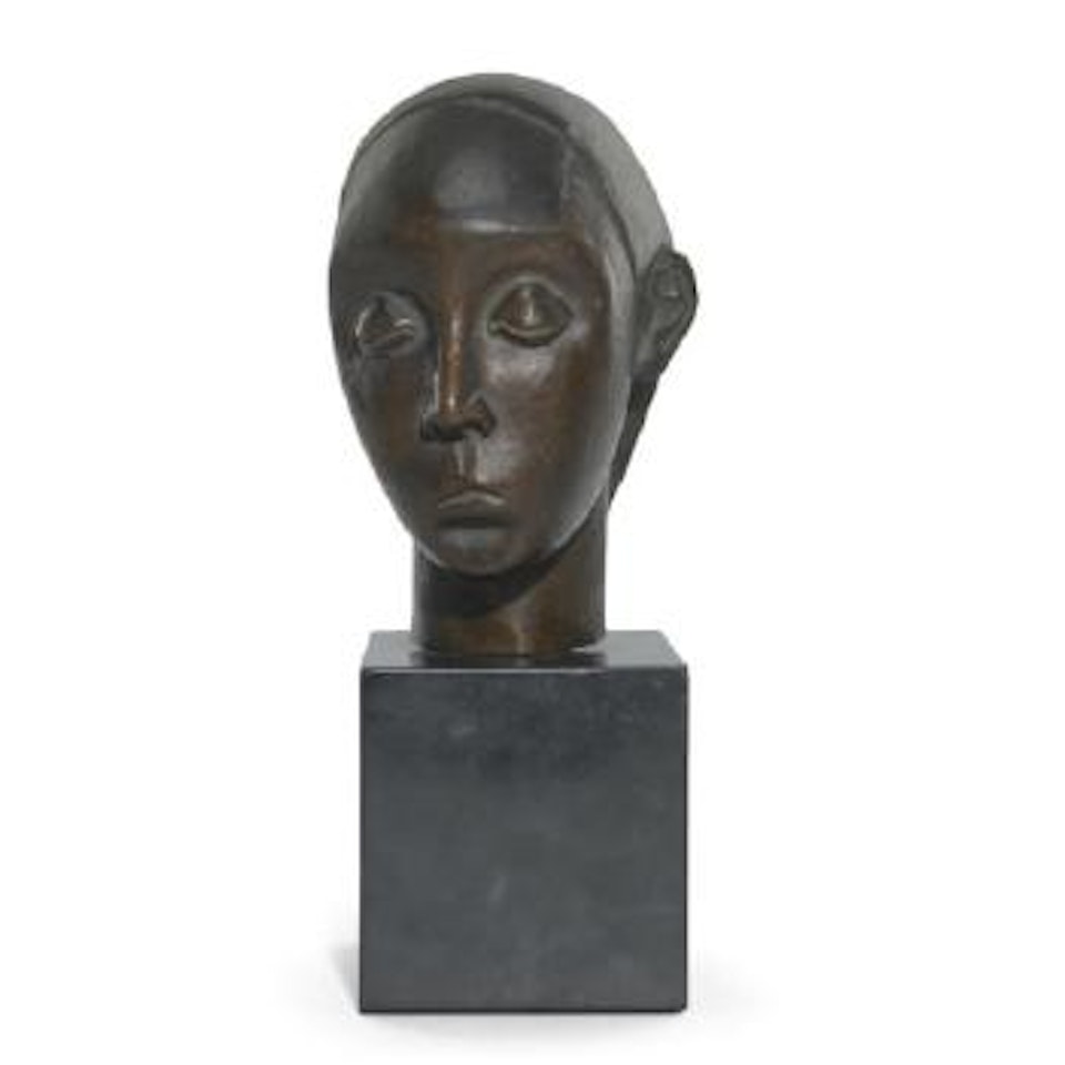 Head Of a Girl by Henry Moore