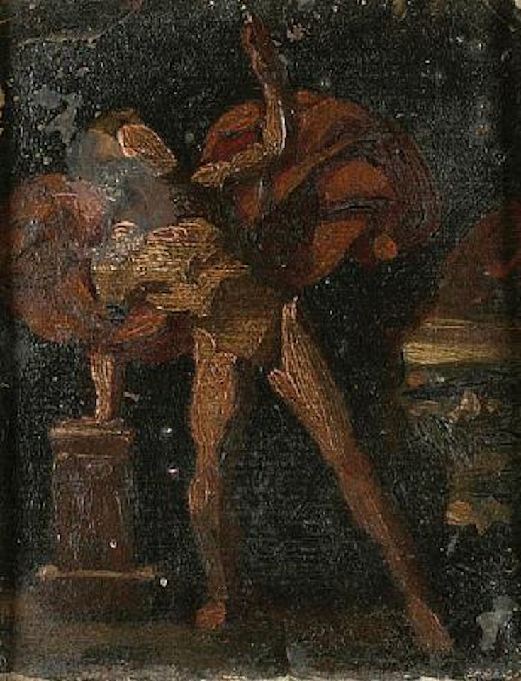 A mythological figure by Eugene Delacroix
