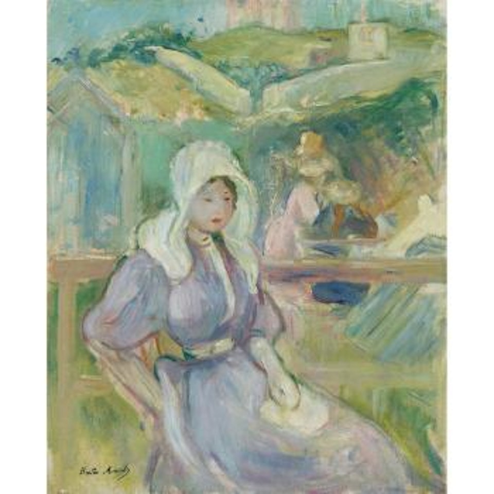 Sur La Plage à Portrieux by Berthe Morisot
